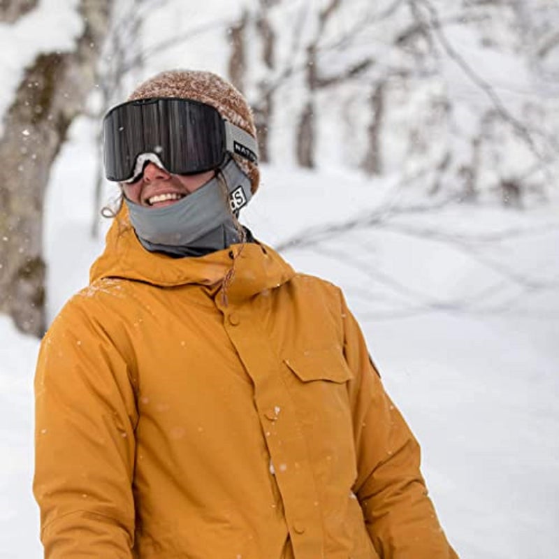 BLACKSTRAP Expedition Hood Balaclava Face Mask â€“ Dual Layer Cold Weather Gear for Men & Women, Headwear That's Breathable, Moisture-Wicking, and Helmet-Compatible, One Size (Steel) - Image 4